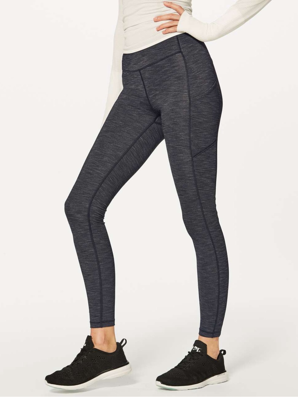 Lululemon Speed Up Tight *Full-On Luxtreme Brushed 28" - Heathered Black Legging